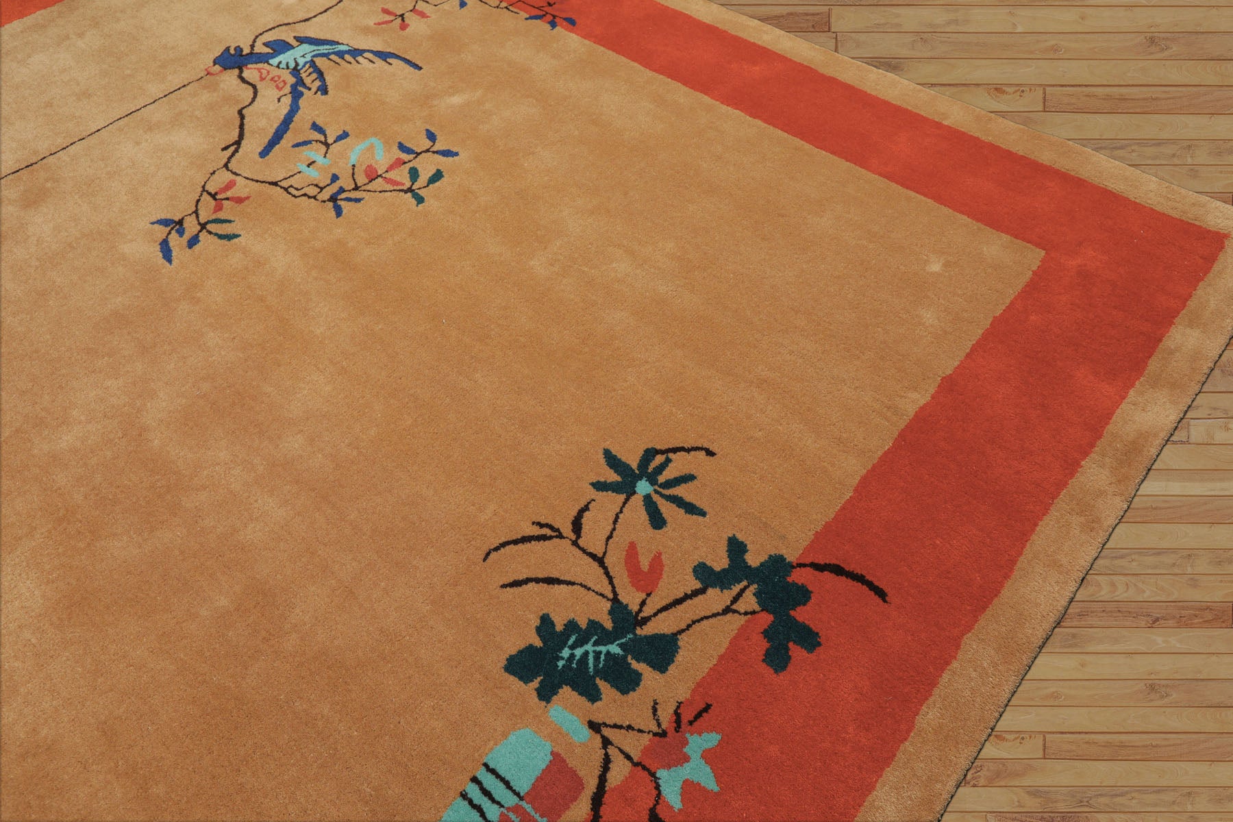Multi Size Multi Color Chinese Art Deco New Zealand Wool Hand Tufted Oriental Area Rug
