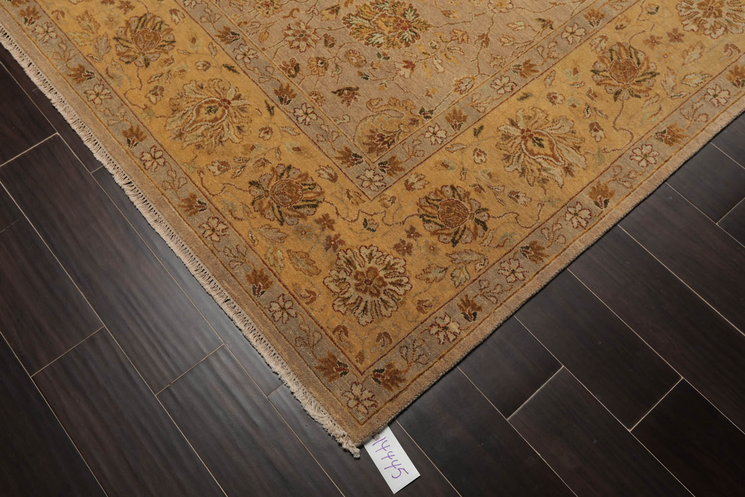8x10 Taupe, Caramel, Beige Color Hand Knotted All-Over 100% Wool Traditional-Persian/Oriental Oriental Rug