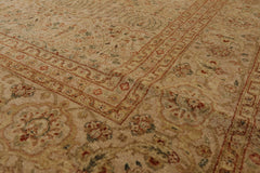 9x12 Beige, Tan, Rust Color Hand Knotted All-Over 100% Wool Traditional-Persian/Oriental Oriental Rug