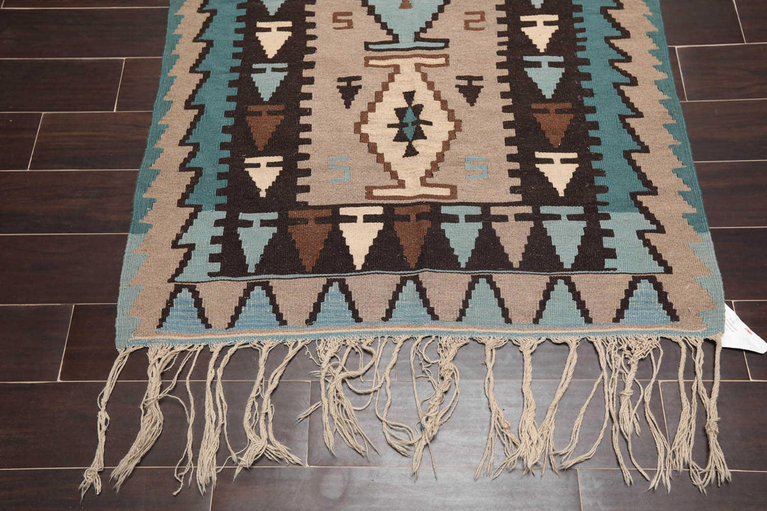 3x5 Taupe, Blue, Ivory Color Hand Knotted All-Over 100% Wool Traditional-Persian/Oriental Oriental Rug