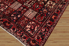 6x9 Red, Blue, Beige Color Hand Knotted Floral 100% Wool Traditional-Persian/Oriental Oriental Rug