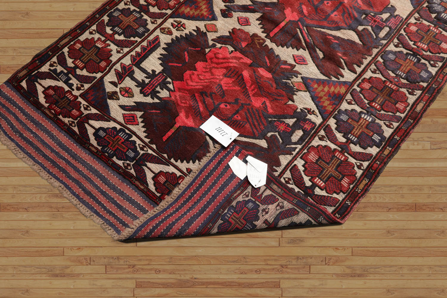 4x6 Beige, Rose, Brown Color Hand Knotted Floral 100% Wool Traditional-Persian/Oriental Oriental Rug