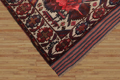 4x6 Beige, Rose, Brown Color Hand Knotted Floral 100% Wool Traditional-Persian/Oriental Oriental Rug