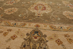 8x10 Pistacchio, Beige, Rust Color Hand Knotted All-Over 100% Wool Traditional-Persian/Oriental Oriental Rug