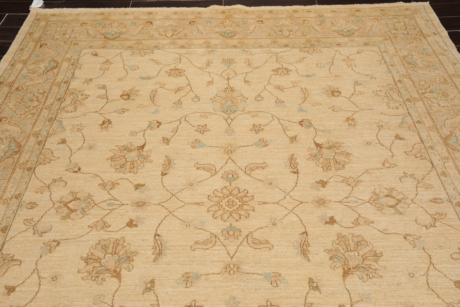 8x10 Beige, Taupe, Tan Color Hand Knotted All-Over 100% Wool Traditional-Persian/Oriental Oriental Rug