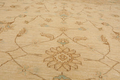 8x10 Beige, Taupe, Tan Color Hand Knotted All-Over 100% Wool Traditional-Persian/Oriental Oriental Rug