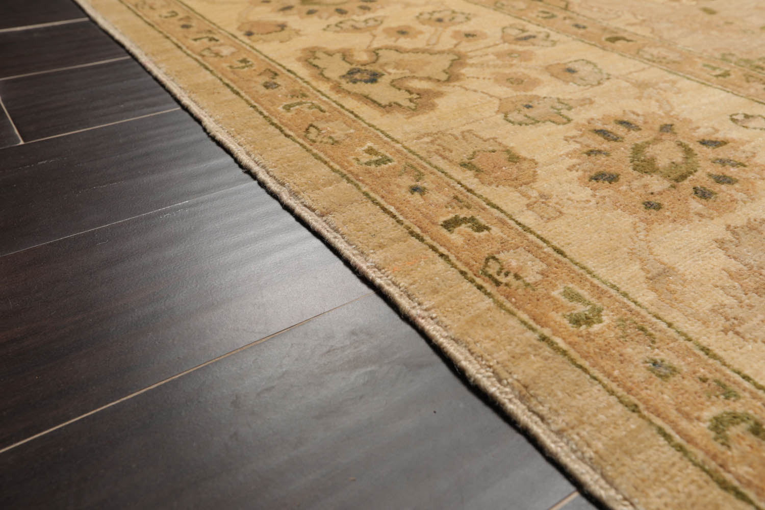 8x10 Tan, Beige, Gold Color Hand Knotted All-Over 100% Wool Traditional-Persian/Oriental Oriental Rug