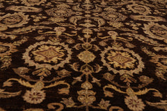 8x10 Brown, Brown, Beige Color Hand Knotted All-Over 100% Wool Traditional-Persian/Oriental Oriental Rug