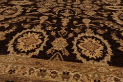 8x10 Brown, Brown, Beige Color Hand Knotted All-Over 100% Wool Traditional-Persian/Oriental Oriental Rug