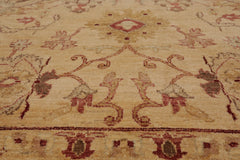 8x10 Beige, Brown, Rust Color Hand Knotted All-Over 100% Wool Traditional-Persian/Oriental Oriental Rug