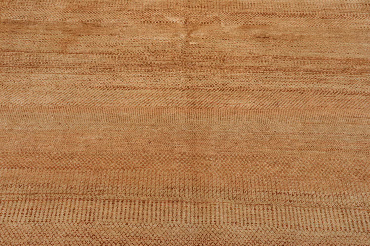 6x9 Brown, Tan, Red Color Hand Knotted All-Over 100% Wool Modern Oriental Rug