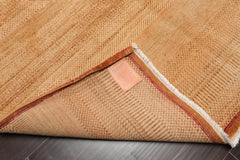 6x9 Brown, Tan, Red Color Hand Knotted All-Over 100% Wool Modern Oriental Rug