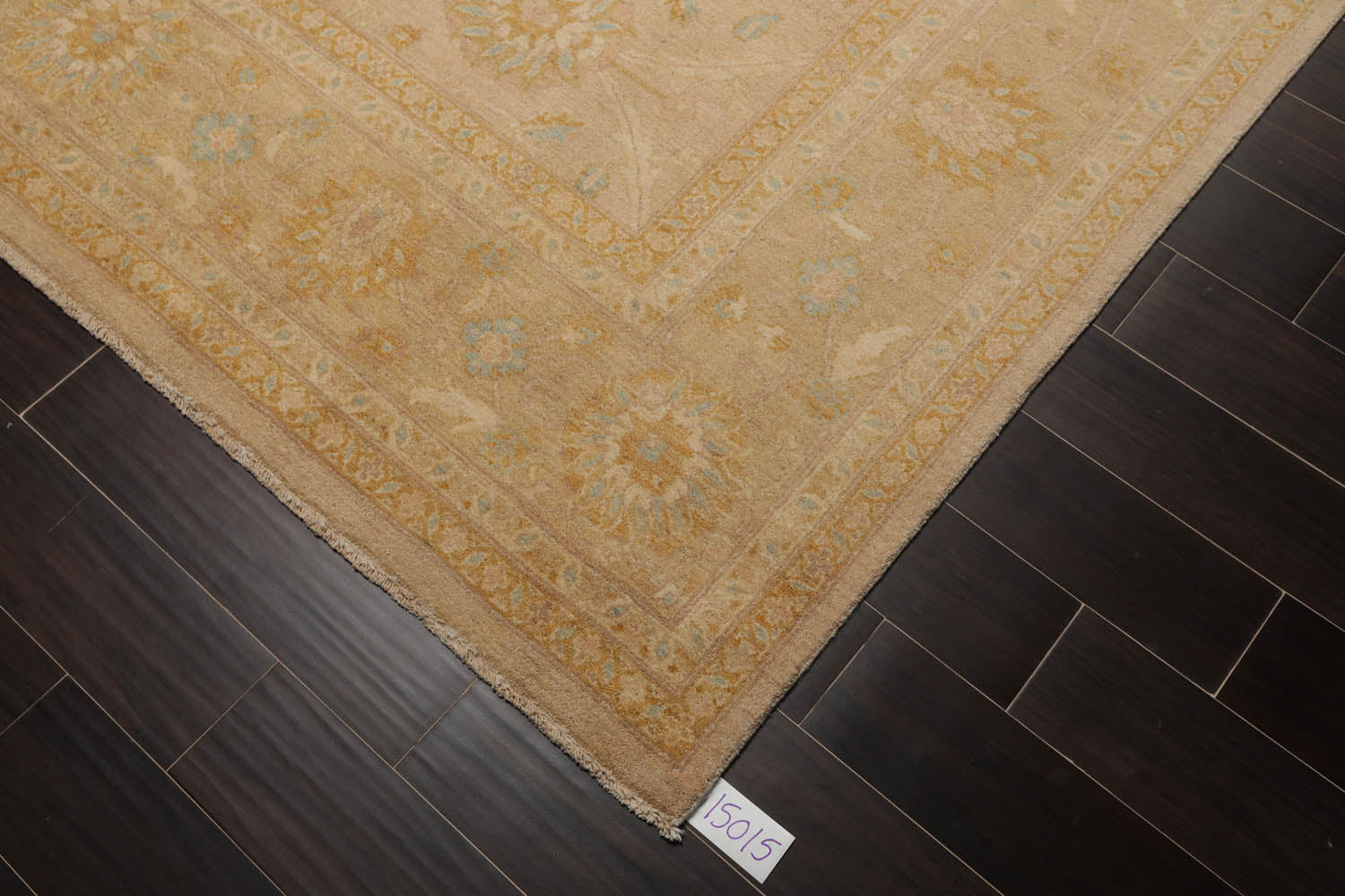 8x10 Beige, Caramel, Gold Color Hand Knotted All-Over 100% Wool Traditional-Persian/Oriental Oriental Rug