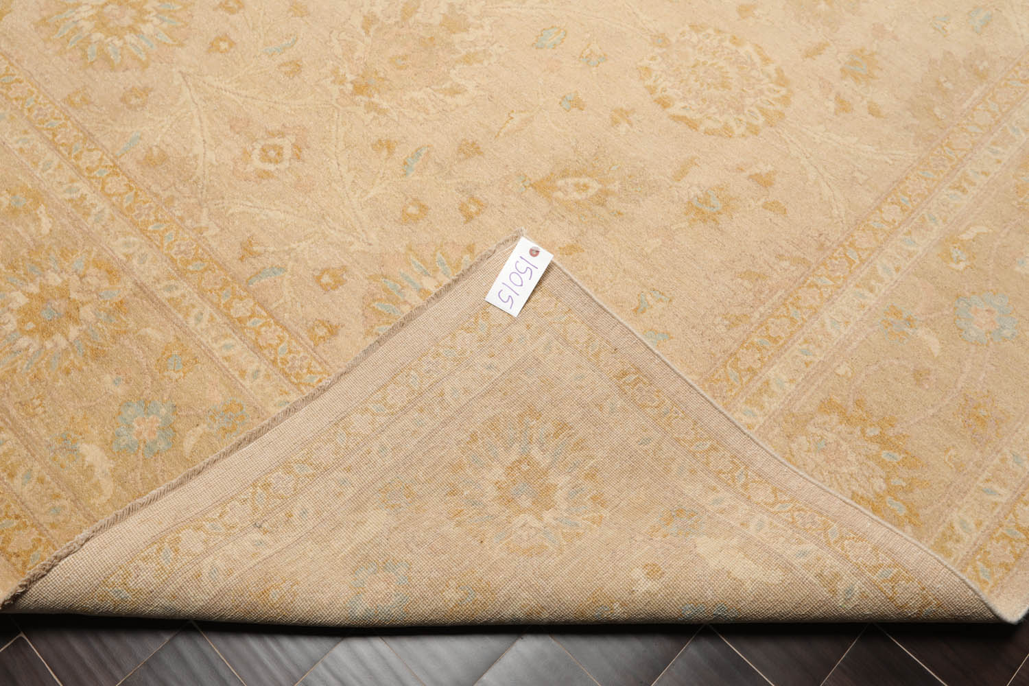 8x10 Beige, Caramel, Gold Color Hand Knotted All-Over 100% Wool Traditional-Persian/Oriental Oriental Rug