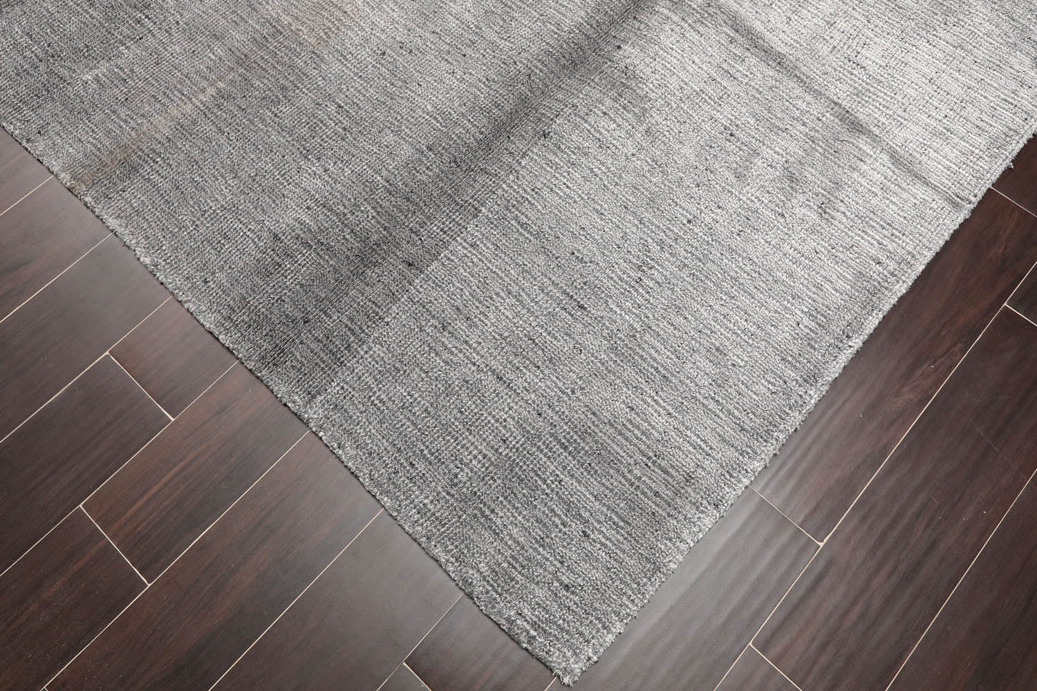 4x6 Gray, , Color Hand Tufted All-Over Wool & Viscose||Wool||Viscose Traditional Oriental Rug