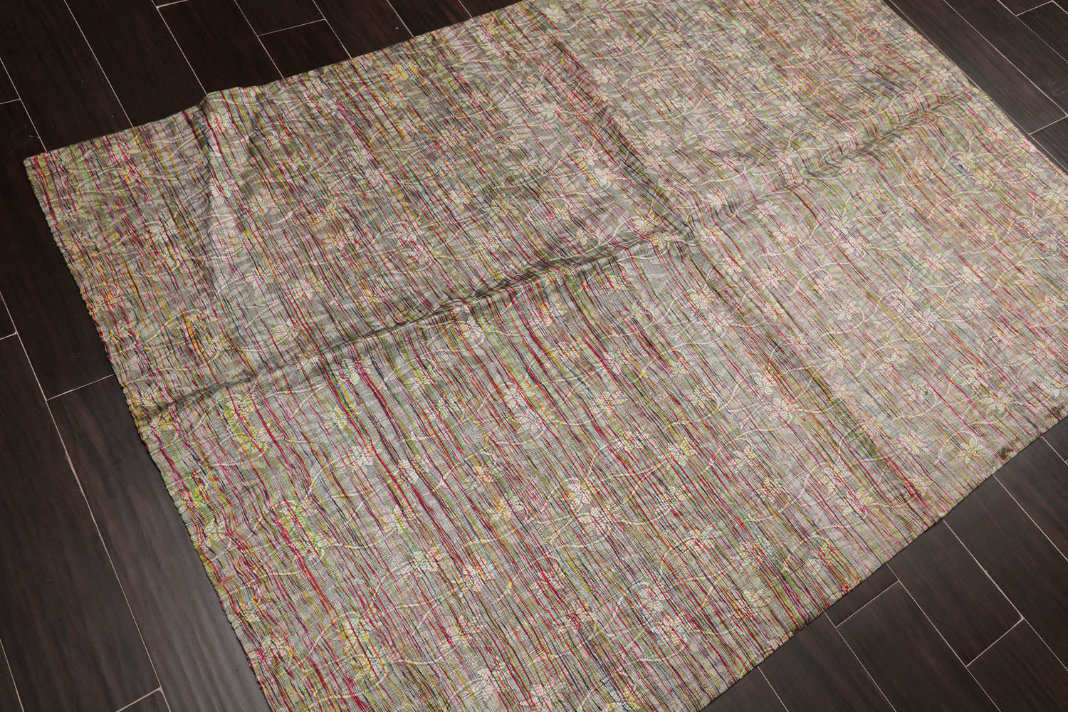 4x6 Brown, Beige, Red Color Hand Woven All-Over 100% Viscose||Viscose Traditional Oriental Rug