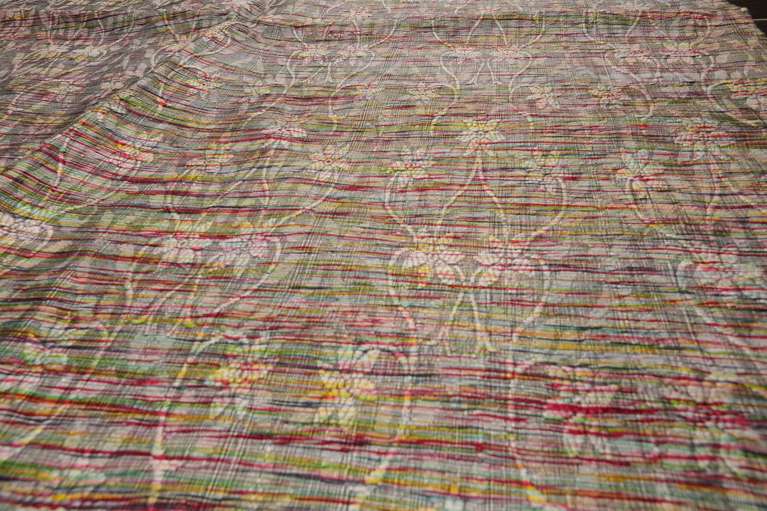 4x6 Brown, Beige, Red Color Hand Woven All-Over 100% Viscose||Viscose Traditional Oriental Rug