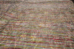 4x6 Brown, Beige, Red Color Hand Woven All-Over 100% Viscose||Viscose Traditional Oriental Rug