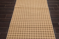 3x5 Tan, Black, Color Machine Made All-Over 100% Wool Contemporary Oriental Rug