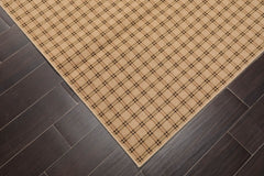3x5 Tan, Black, Color Machine Made All-Over 100% Wool Contemporary Oriental Rug