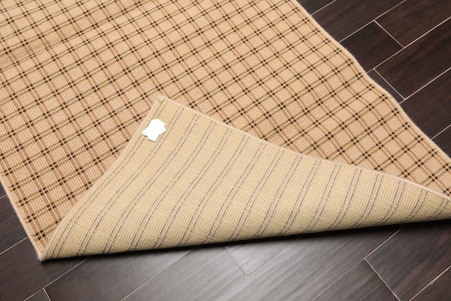 3x5 Tan, Black, Color Machine Made All-Over 100% Wool Contemporary Oriental Rug