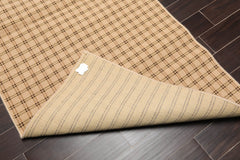 3x5 Tan, Black, Color Machine Made All-Over 100% Wool Contemporary Oriental Rug