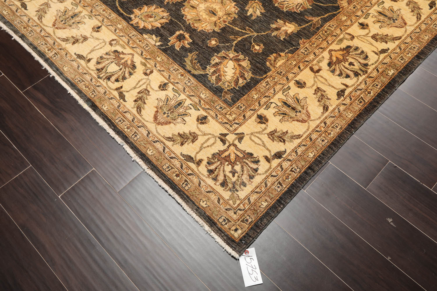 8x10 Gray, Warm Beige, Brown Color Hand Knotted All-Over 100% Wool Traditional Oriental Rug