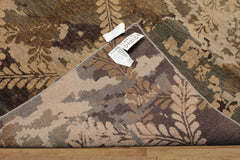 8x10 Beige, Gray, Tan Color Hand Knotted Tibetan Wool Transitional Oriental Rug