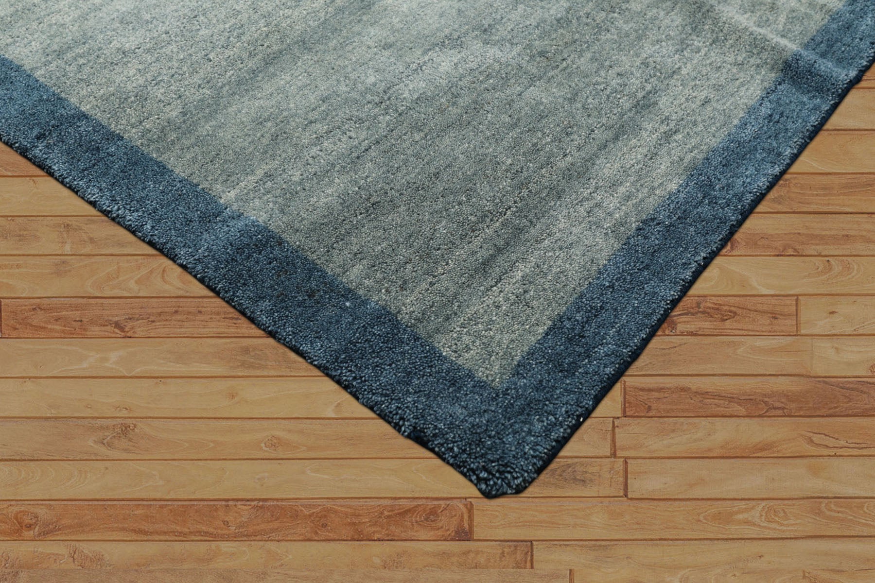 5x8 Aqua, Blue, Color Hand Loomed Tibetan Wool Modern & Contemporary Oriental Rug