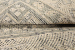LoomBloom 2' x 3' Celadon Hand Tufted Wool Traditional Medallion Oriental Rug