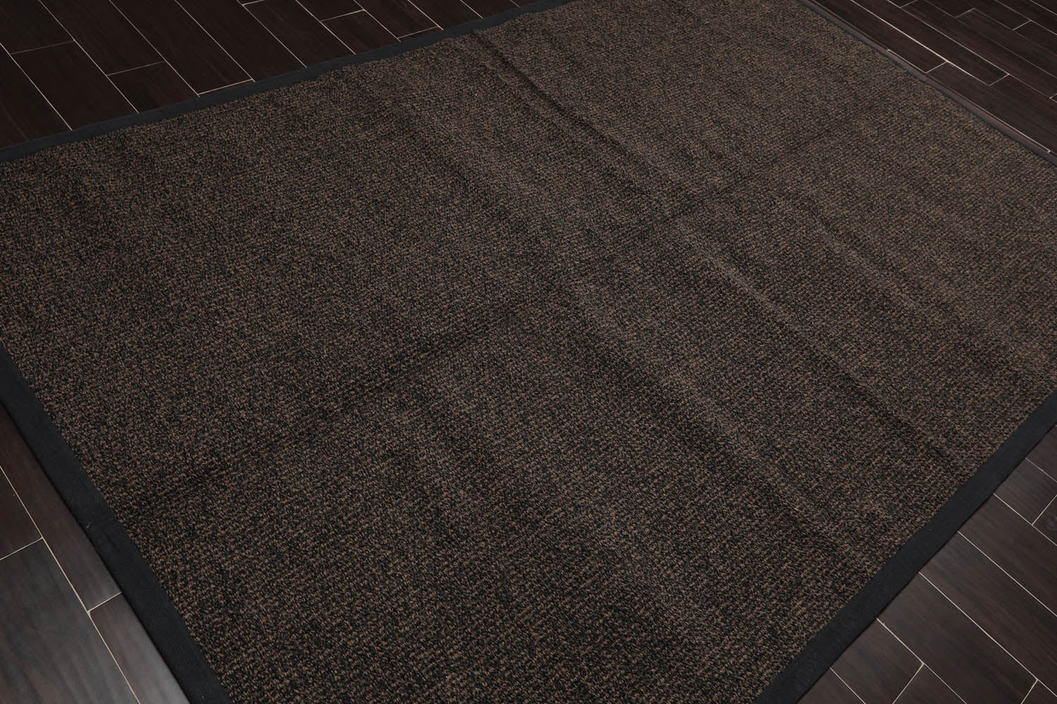 6x9 Black, Brown, Color Machine Made All-Over 100% Wool Modern Oriental Rug