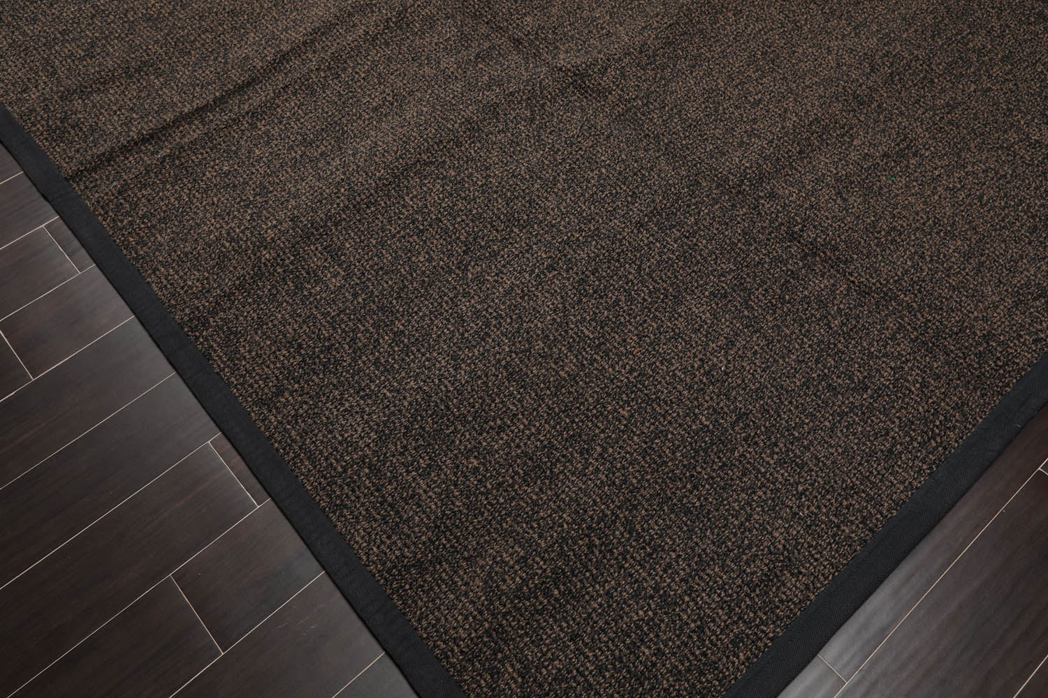 6x9 Black, Brown, Color Machine Made All-Over 100% Wool Modern Oriental Rug