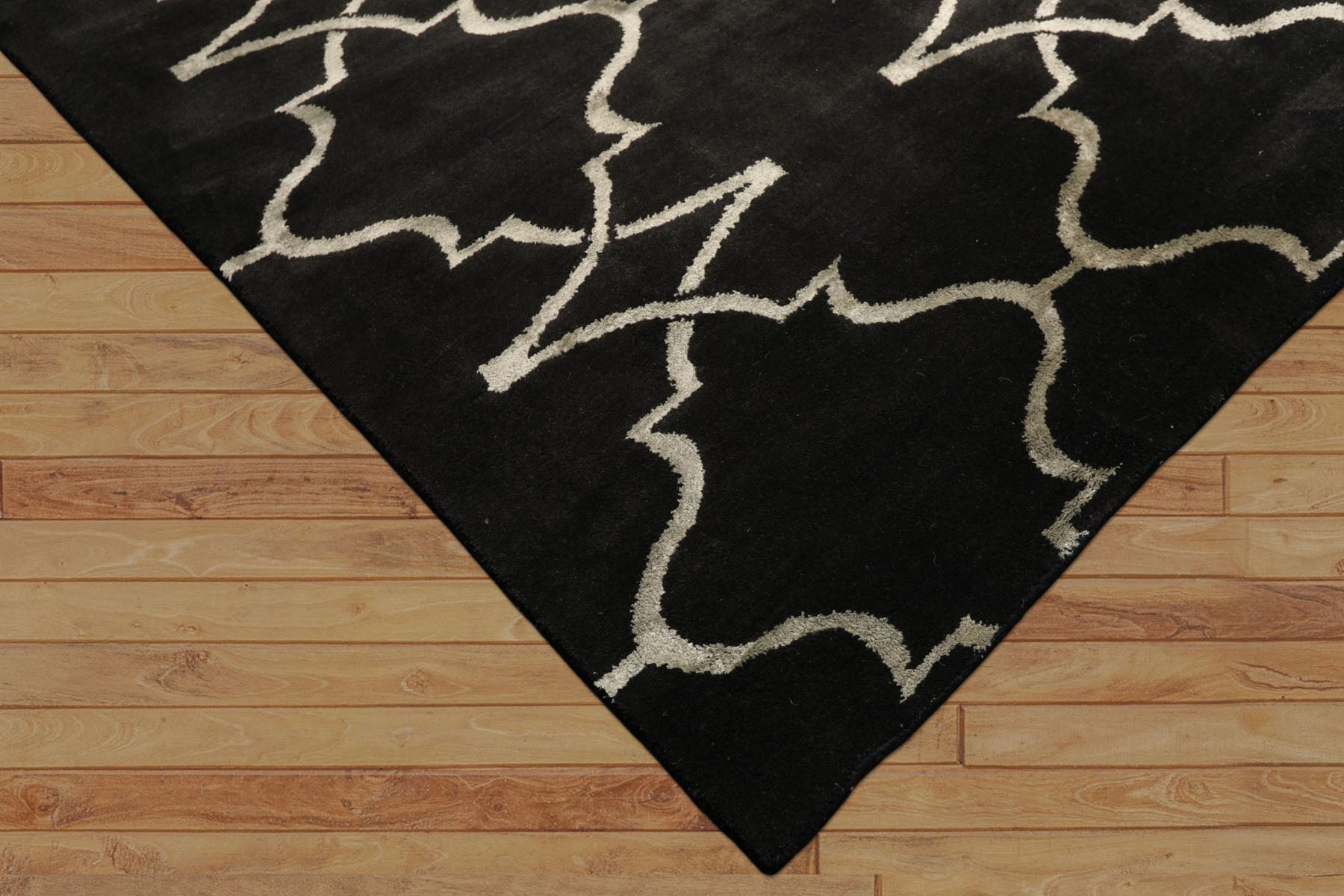 8x10 Charcoal, Gray, Color Hand Loomed Tibetan Wool Modern & Contemporary Oriental Rug