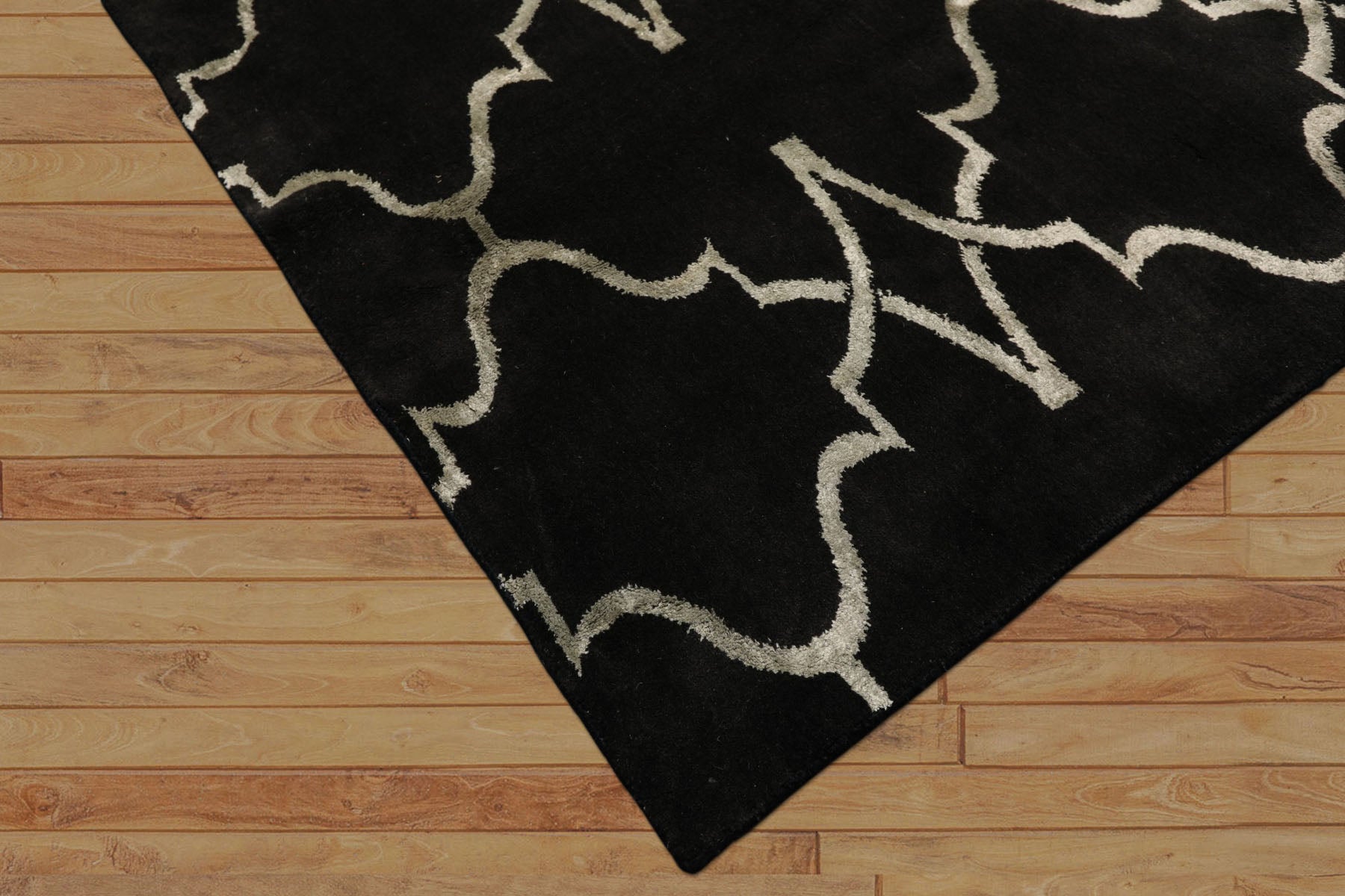 8x10 Charcoal, Gray, Color Hand Loomed Tibetan Wool Modern & Contemporary Oriental Rug