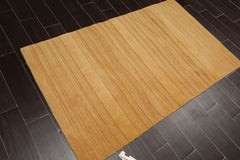 3x5 Gold, , Color Hand Tufted All-Over 100% Wool Contemporary Oriental Rug