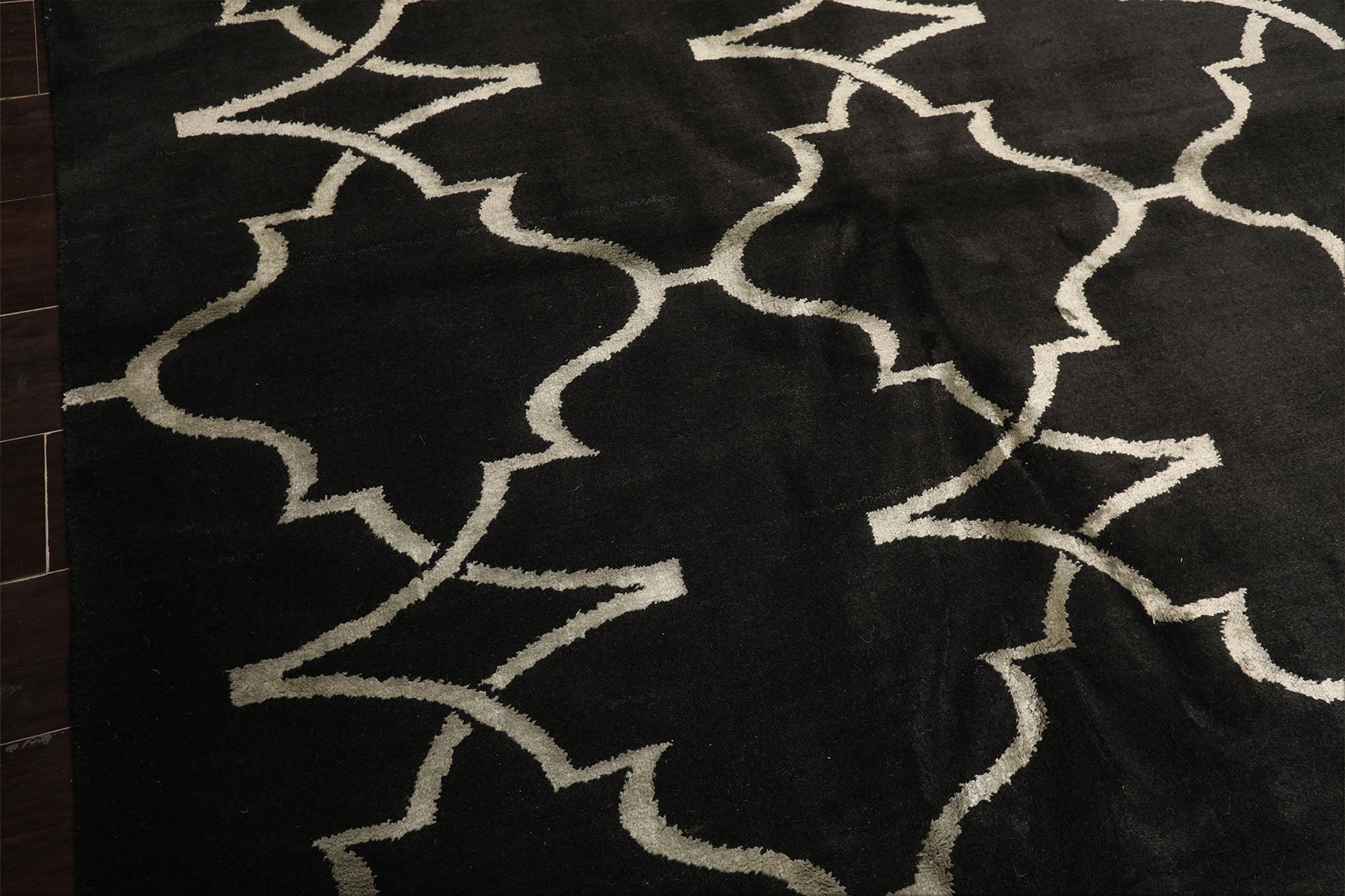 8x10 Charcoal, Gray, Color Hand Loomed Tibetan Wool Modern & Contemporary Oriental Rug