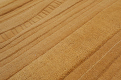 3x5 Gold, , Color Hand Tufted All-Over 100% Wool Contemporary Oriental Rug