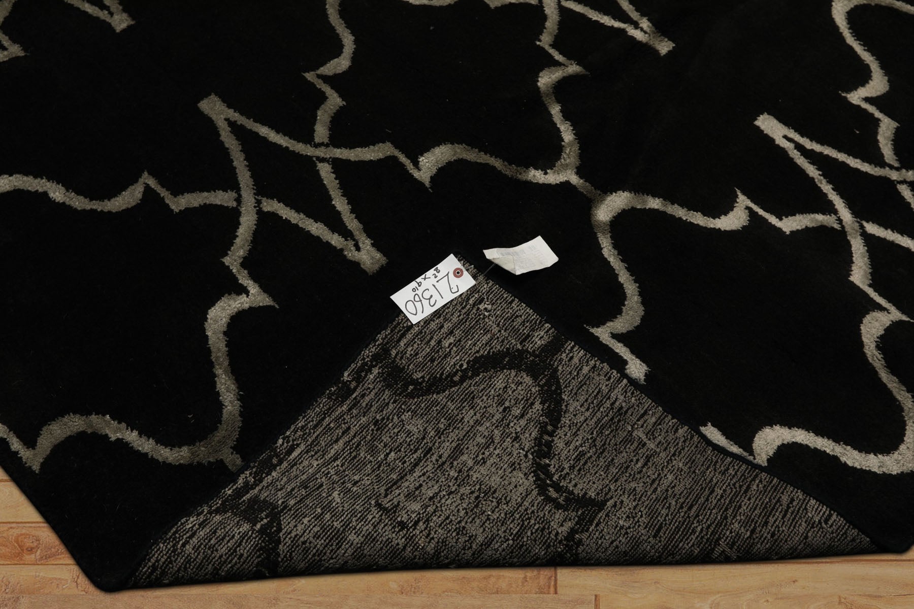 8x10 Charcoal, Gray, Color Hand Loomed Tibetan Wool Modern & Contemporary Oriental Rug