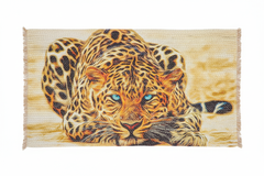 2x3 Ivory Braided Mat Oriental Area Persian Rug