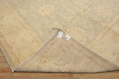 10x14 Mint, Beige, Sage Color Hand Knotted Chobi Peshawar Wool Traditional Oriental Rug