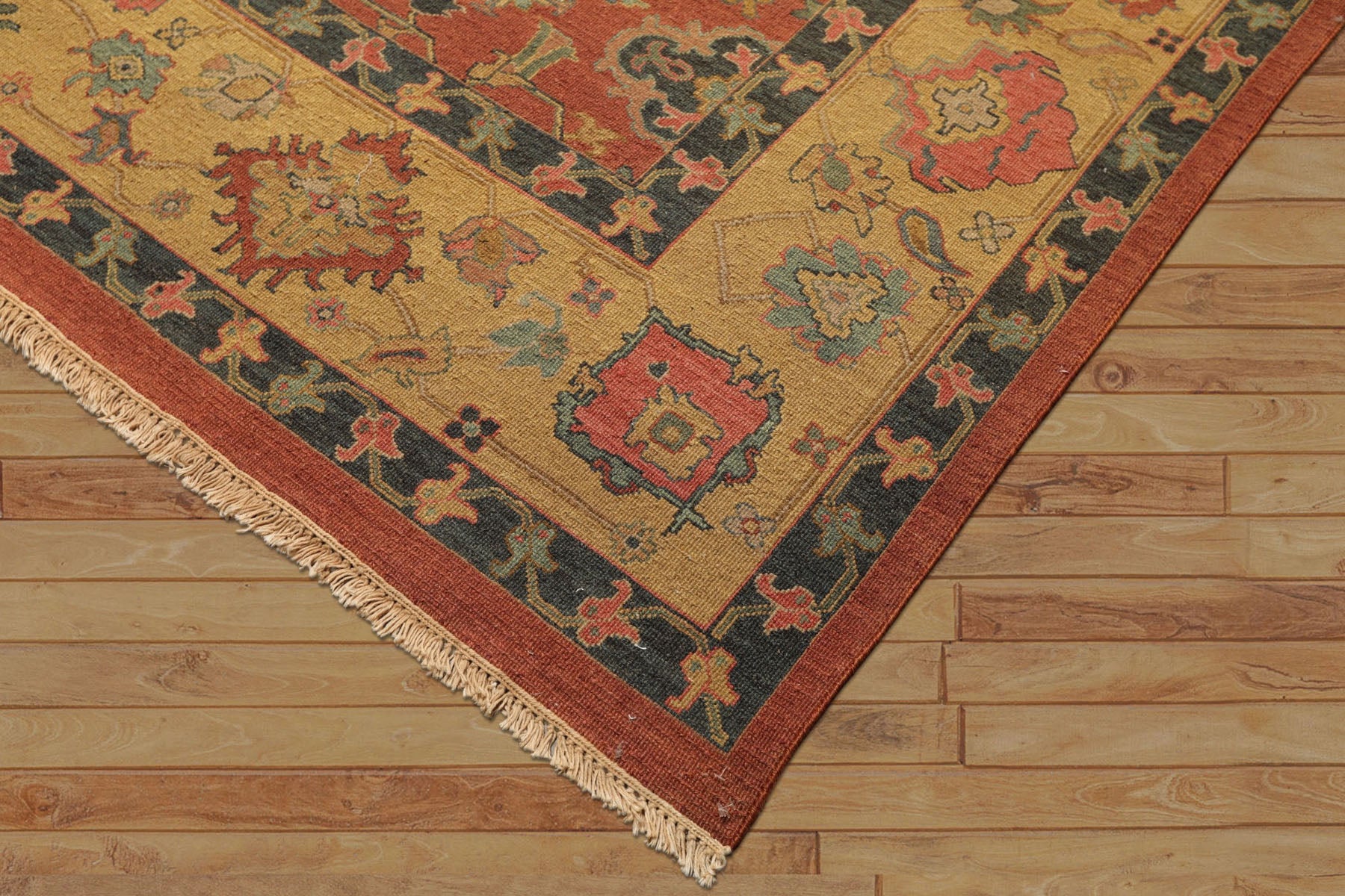 8x10 Rose, Gold, Aqua Color Hand Knotted Soumak Wool Traditional Oriental Rug