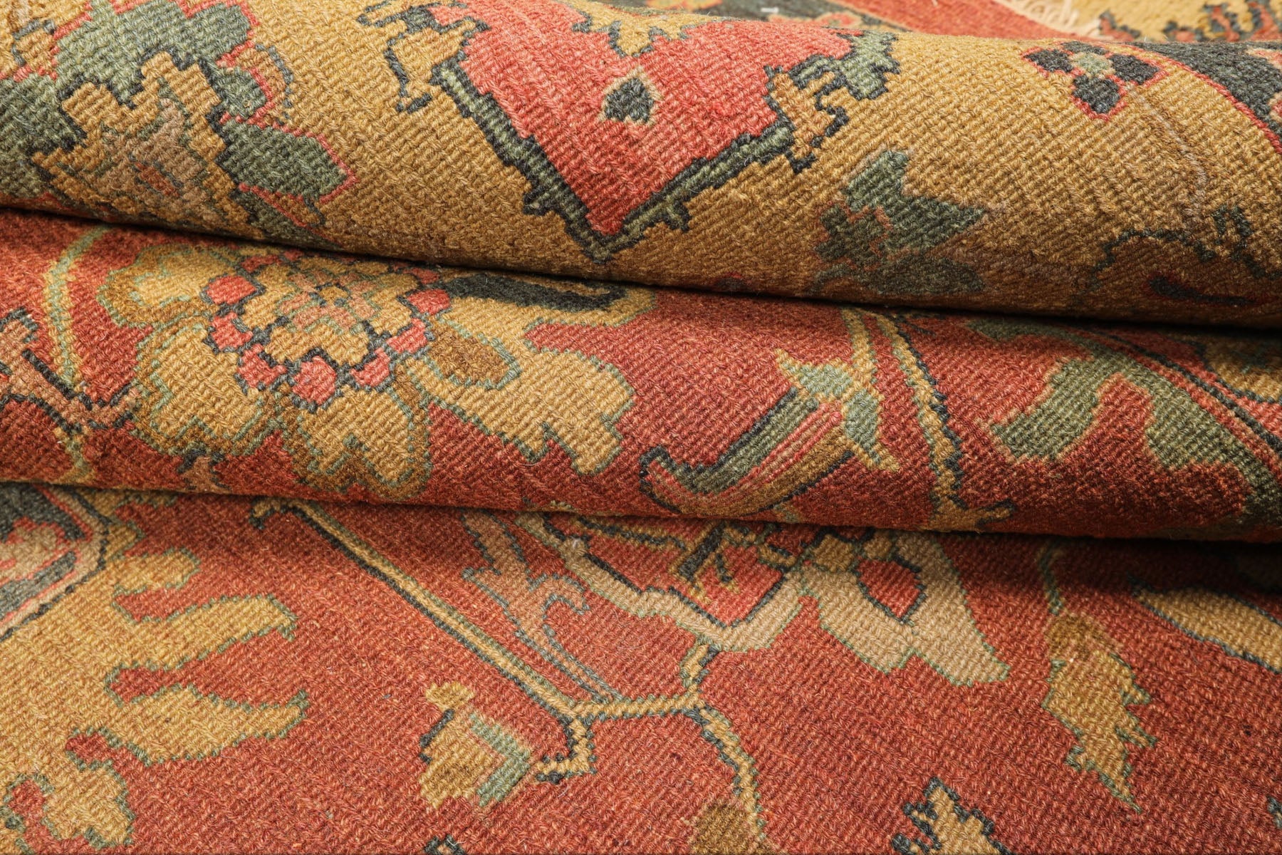 8x10 Rose, Gold, Aqua Color Hand Knotted Soumak Wool Traditional Oriental Rug