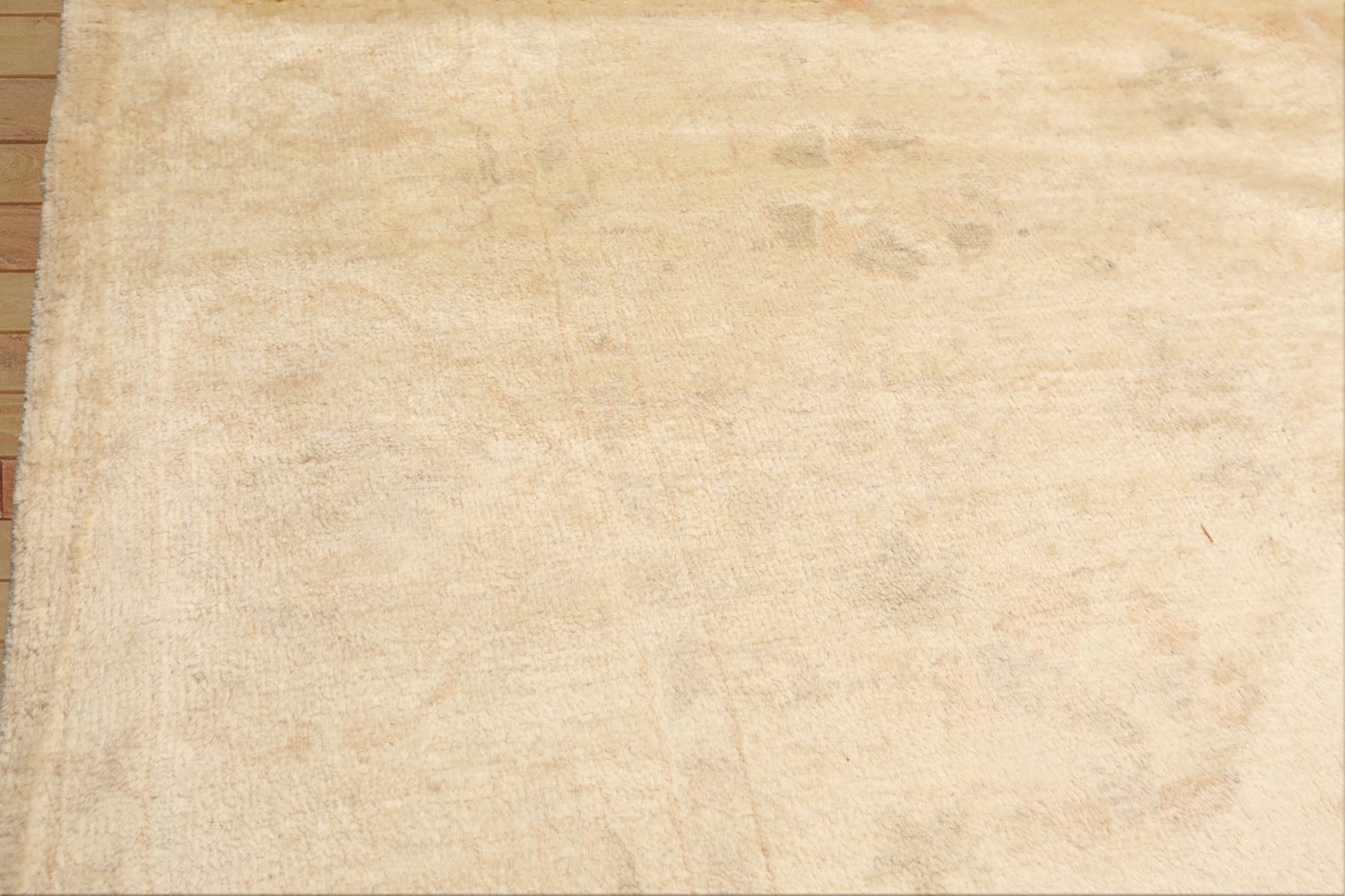 8x10 Beige, Gray, Tan Color Hand Knotted Oushak Wool Transitional Oriental Rug