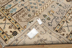 8x10 Gray, Taupe, Ivory Color Hand Knotted Oushak Wool Traditional Oriental Rug