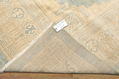 8x10 Seafoam, Beige, Ivory Color Hand Knotted Khotan Wool Transitional Oriental Rug
