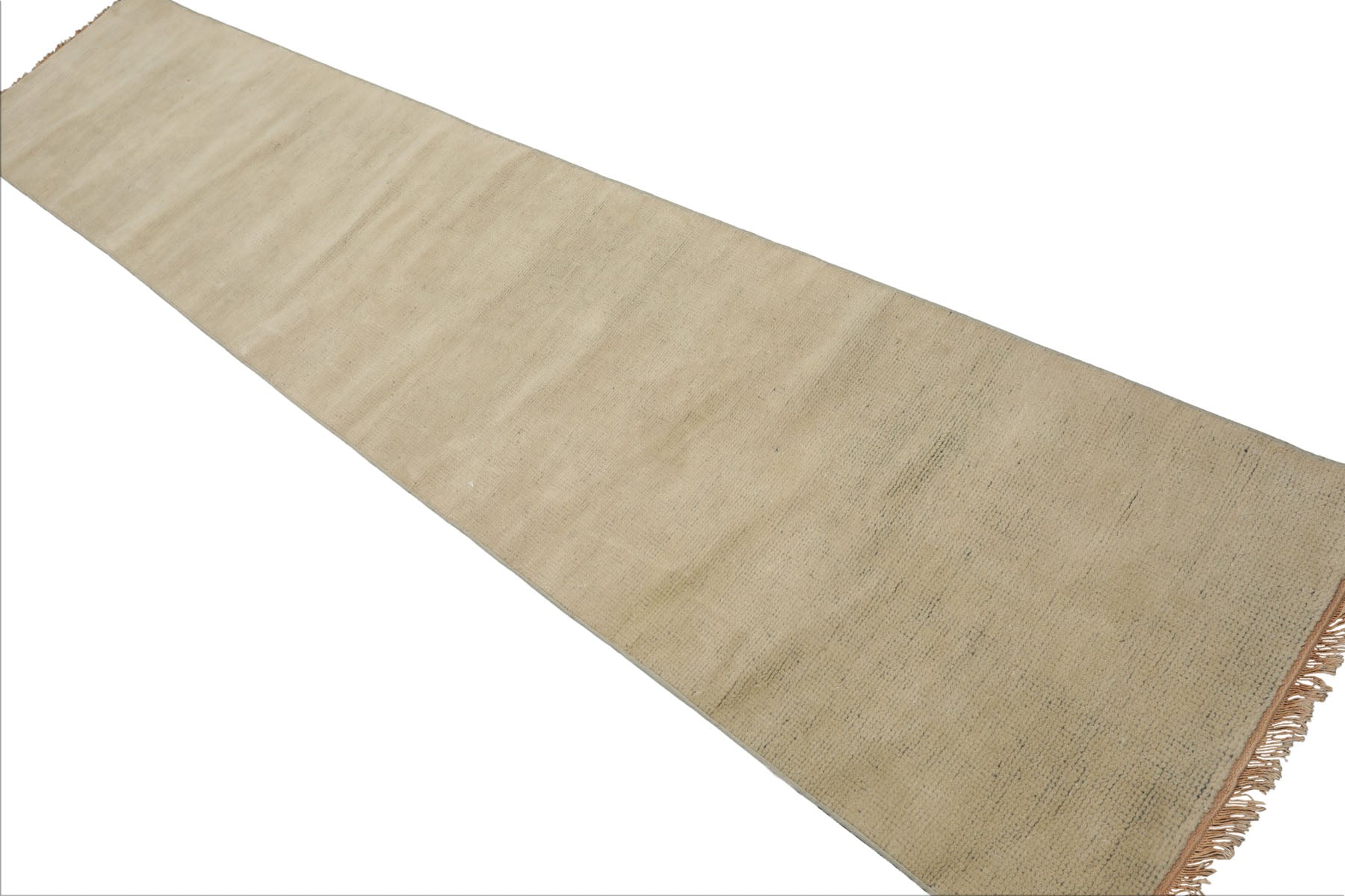 Runner Pale Mint, , Color Hand Knotted Tibetan Wool Modern & Contemporary Oriental Rug