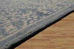 LoomBloom Multi Size Hand Hooked Wool Blue Transitional All-Over Oriental Area Rug