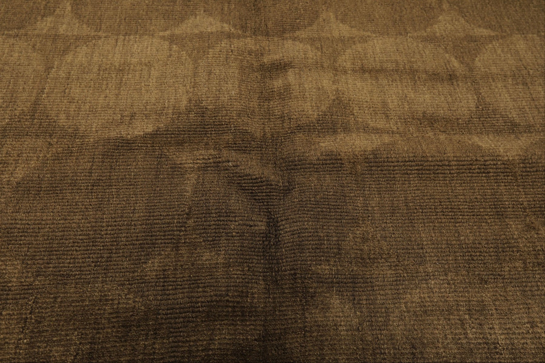 5x8 Tone on Tone Olive, , Color Hand Loomed Tibetan Wool Transitional Oriental Rug