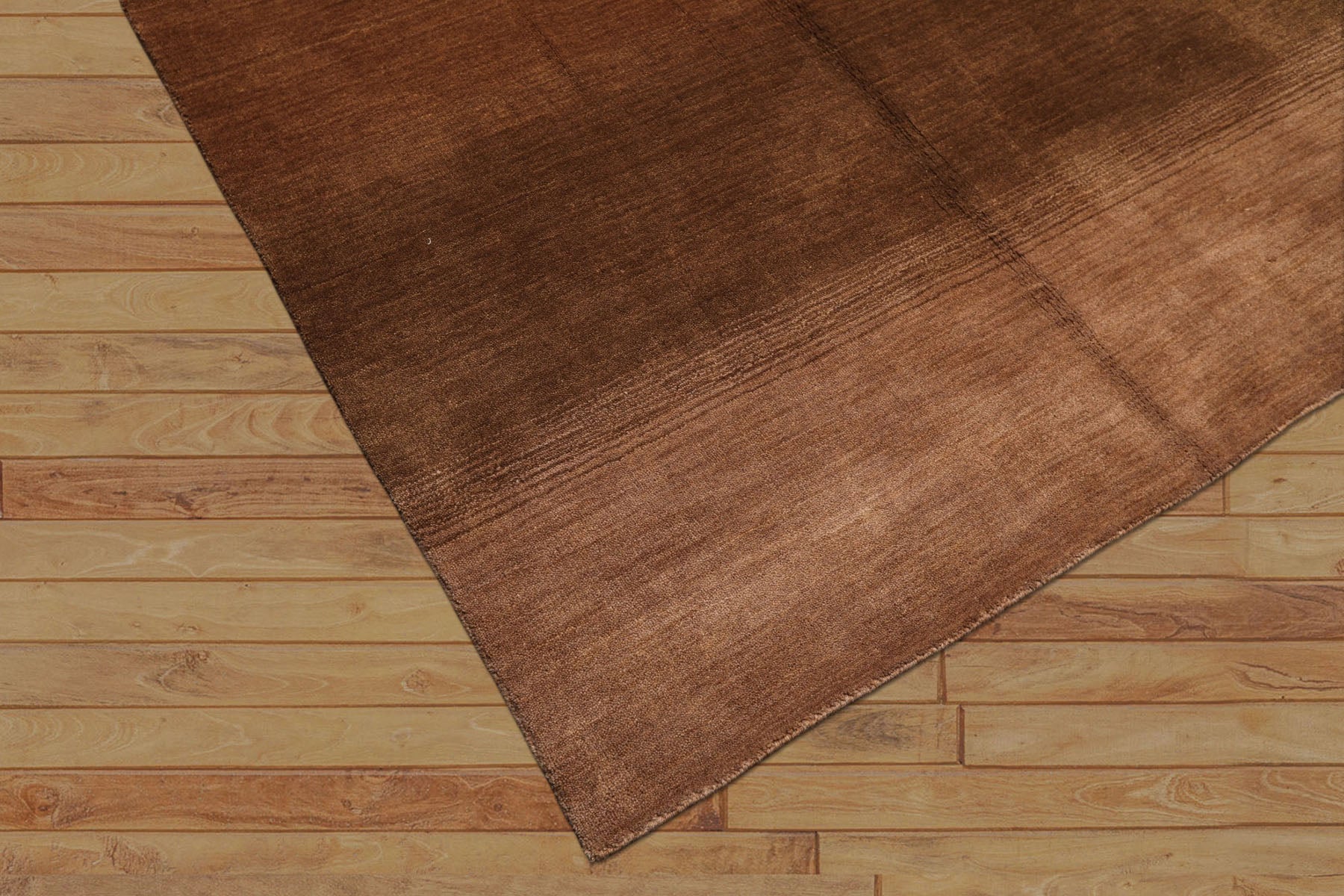 5x8 Tone on Tone Brown, , Color Hand Loomed Tibetan Wool Modern & Contemporary Oriental Rug