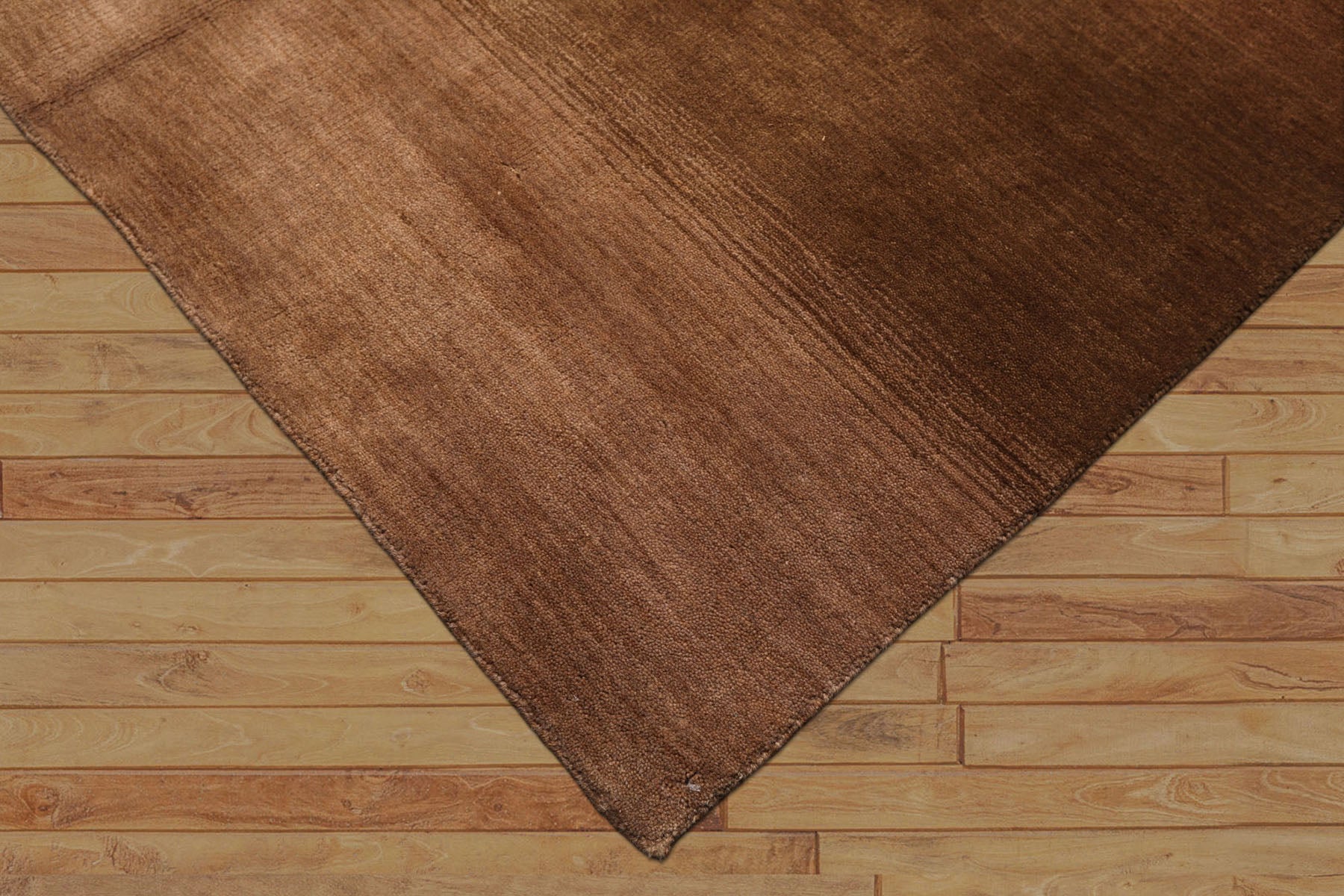 5x8 Tone on Tone Brown, , Color Hand Loomed Tibetan Wool Modern & Contemporary Oriental Rug